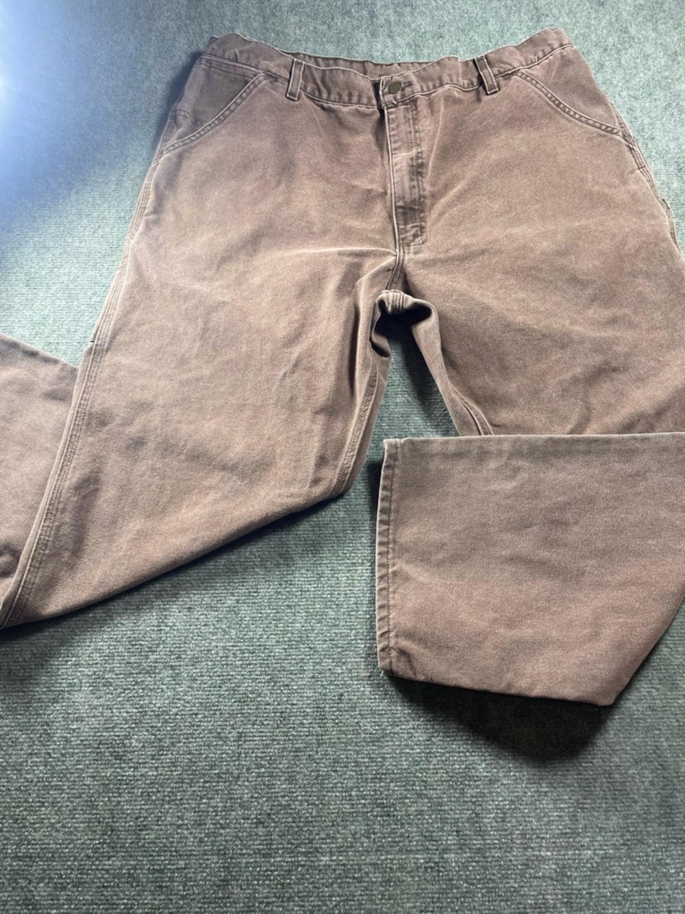 Carhartt Brown Work-Style Chino Pants